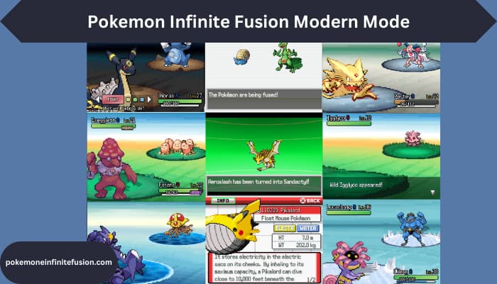 Pokémon Infinite Fusion fusion mechanics – combine any two Pokémon to create unique hybrids with custom stats and abilities