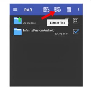 Pokémon Infinite Fusion Android – Download & Installation Guide (2025) 3 Step 2 – Extract Pokemon Infinite Fusion Files Using WinRAR After Download 1 1024x1008 1
