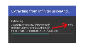 Pokémon Infinite Fusion Android – Download & Installation Guide (2025) 5 Get some time to extract the game pokemon infinite fusion for android