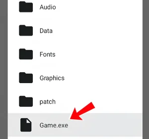 Pokémon Infinite Fusion Android – Download & Installation Guide (2025) 11 Select the Game.exe file – this runs the game.