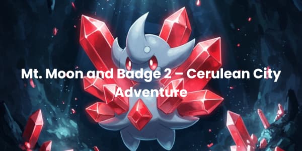 Pokémon Infinite Fusion Walkthrough 2 Mt. Moon and Badge 2 – Cerulean City Adventure